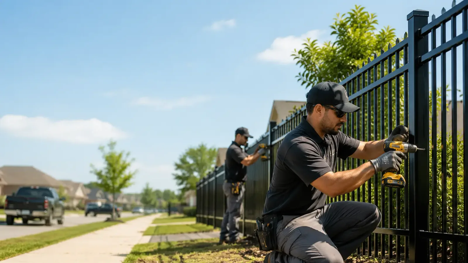 Metal Fence Installation in Pleasant Hill, IA